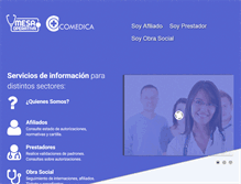 Tablet Screenshot of comedica.com.ar